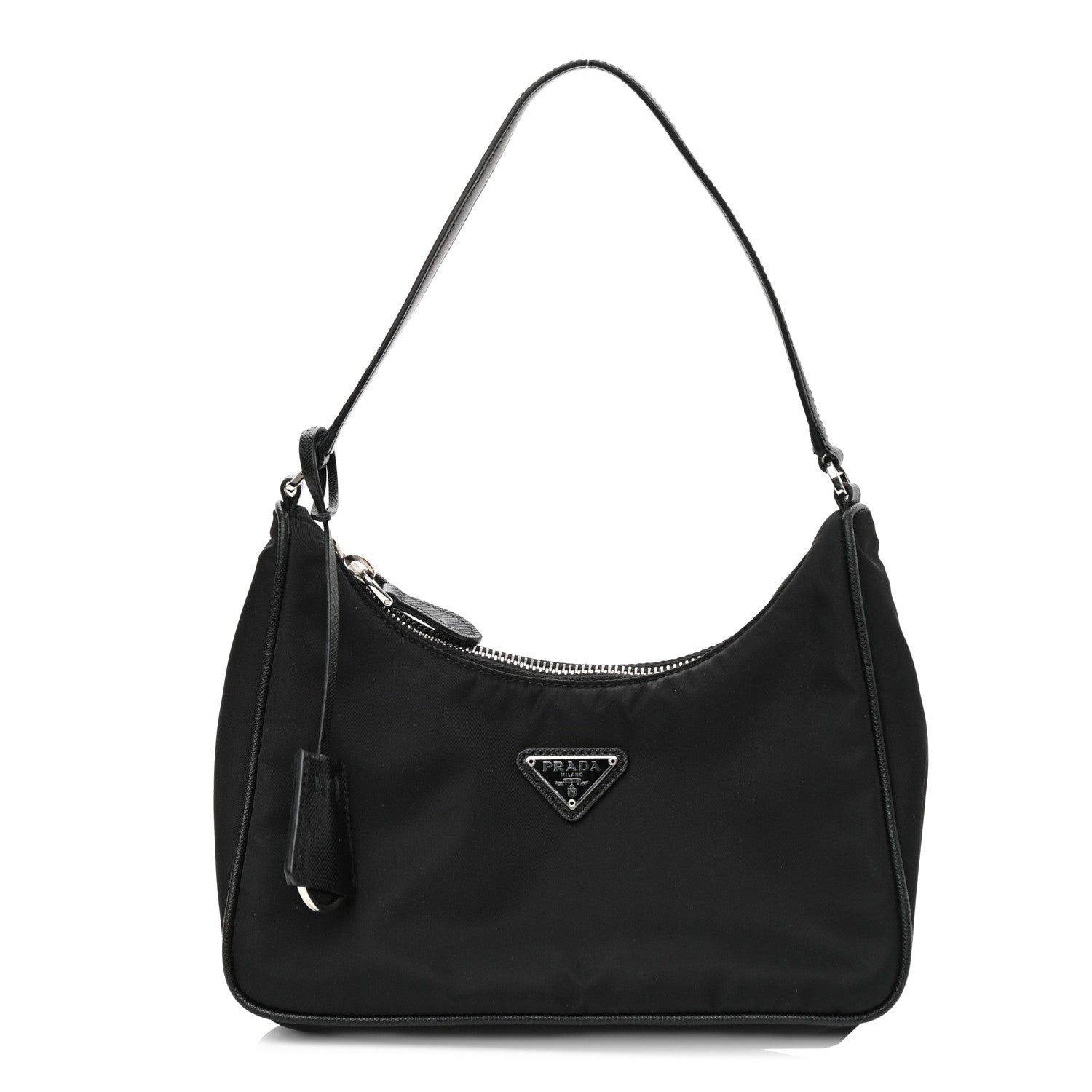 Prada Tessuto Nylon Saffiano Mini Re-Edition 2005 Bag Black 1 of 11