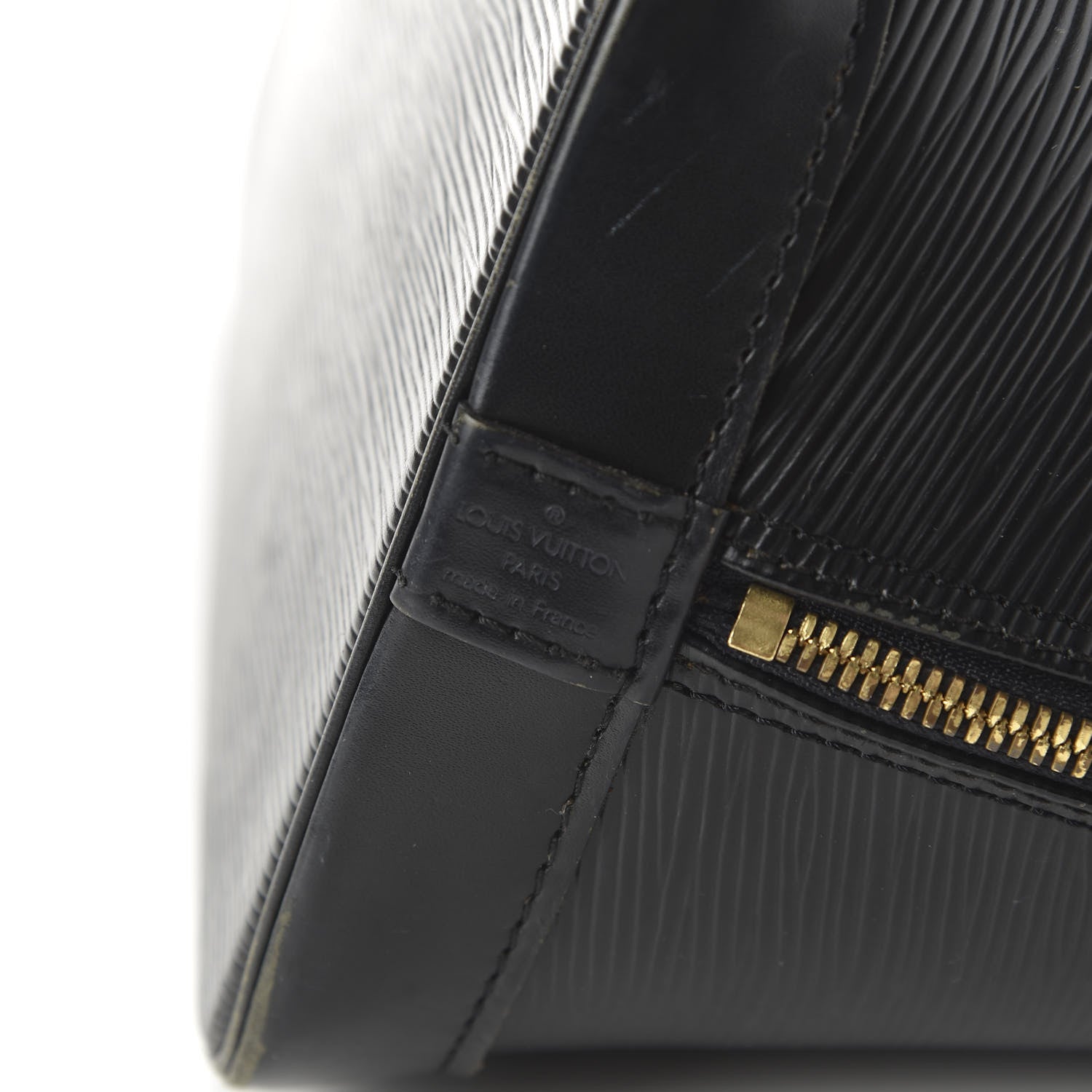 Louis Vuitton Epi Alma PM Black 8 of 9
