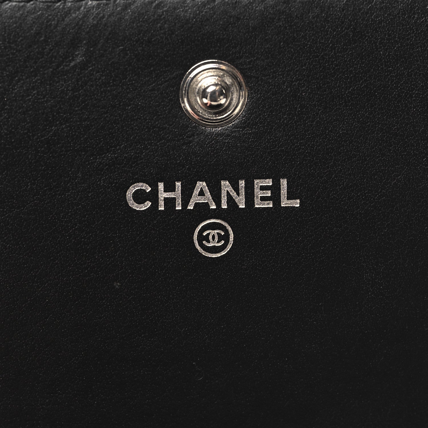 Chanel Canvas Deauville Flap Wallet Grey 6 of 9