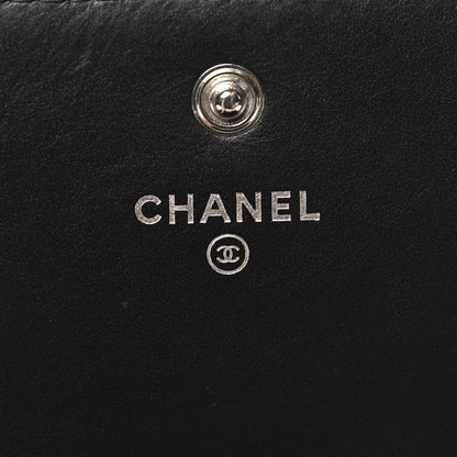 Chanel Canvas Deauville Flap Wallet Grey 6 of 9
