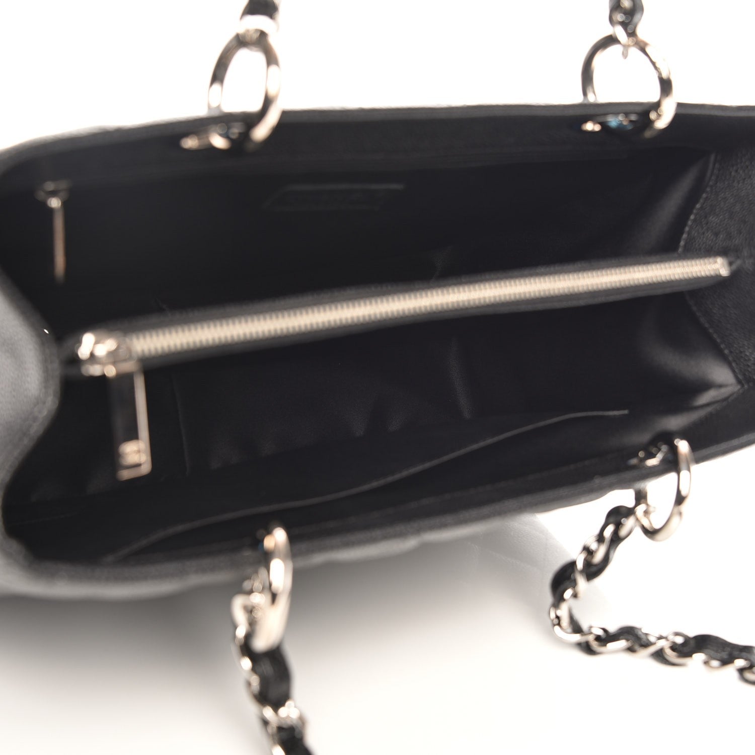Chanel Caviar Quilted Grand Shopping Tote GST Black 5 of 8