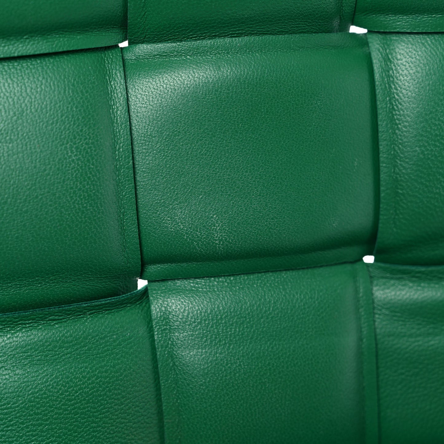 Nappa Maxi Intreccio Padded Cassette Crossbody Bag Racing Green
