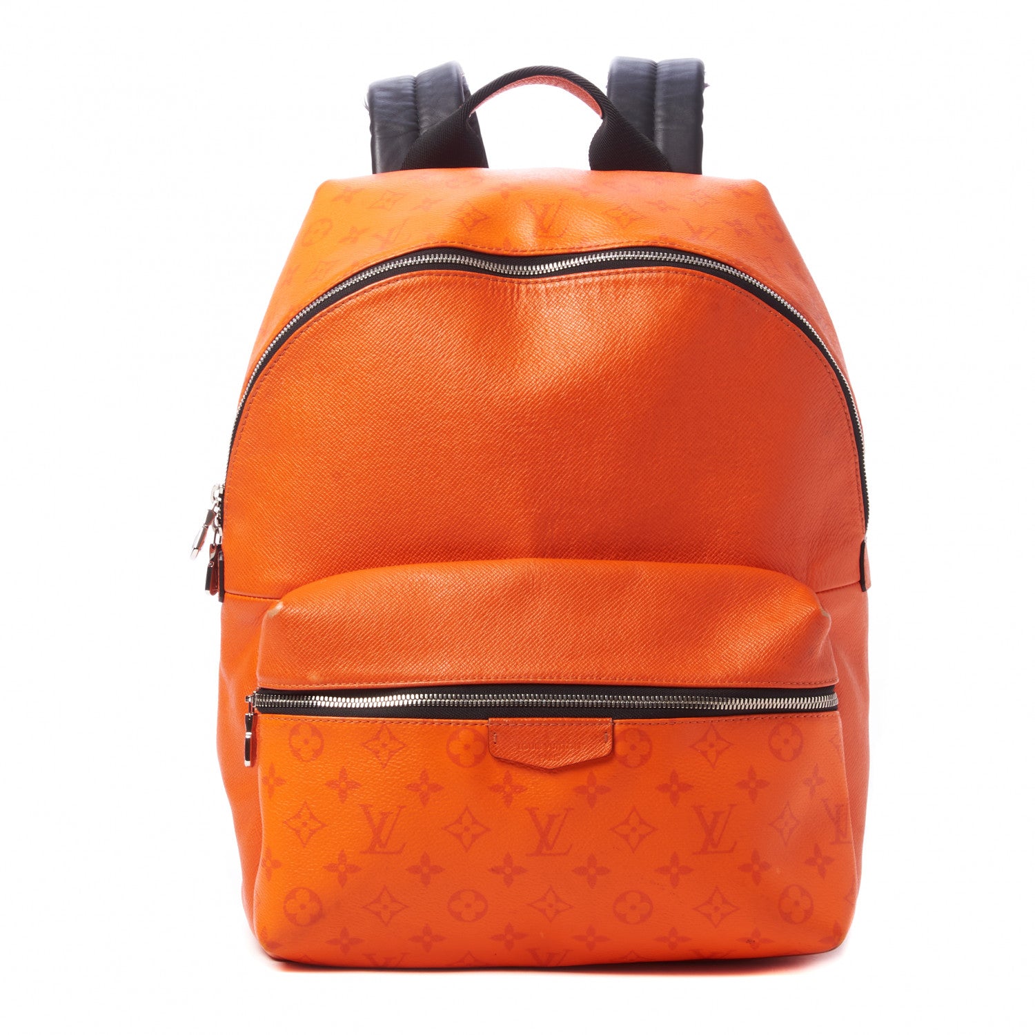 Louis Vuitton Taiga Monogram Discovery Backpack PM Orange 1 of 10