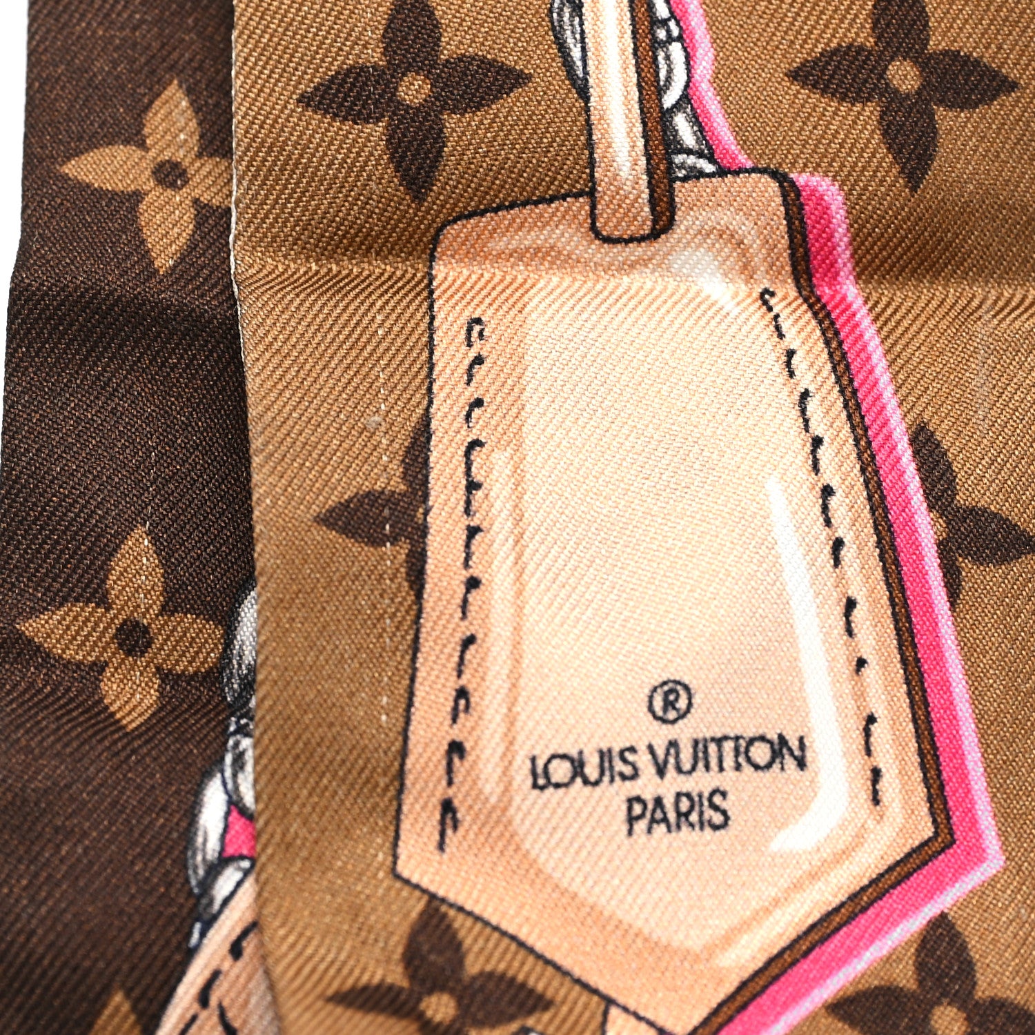 Louis Vuitton Silk Ultimate Monogram BB Bandeau Black 3 of 4