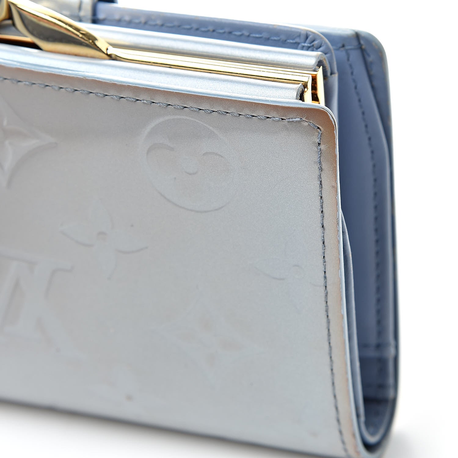 Louis Vuitton Vernis French Purse Wallet Baby Blue 11 of 15