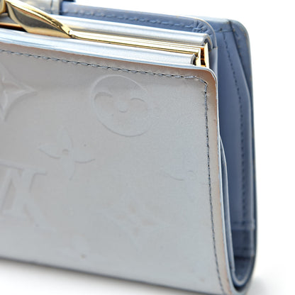 Louis Vuitton Vernis French Purse Wallet Baby Blue 11 of 15