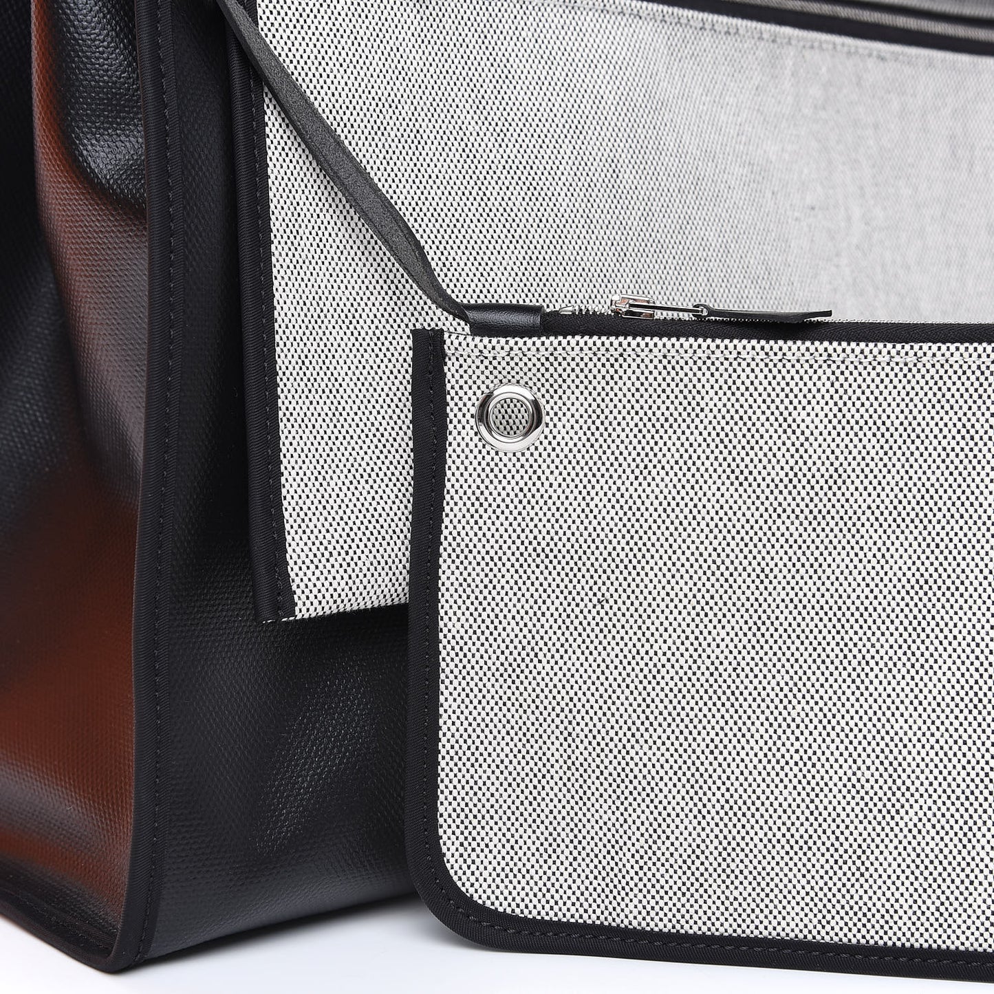 Toile H Berline Vache Hunter Herbag Zip 39 MM Black Ecru
