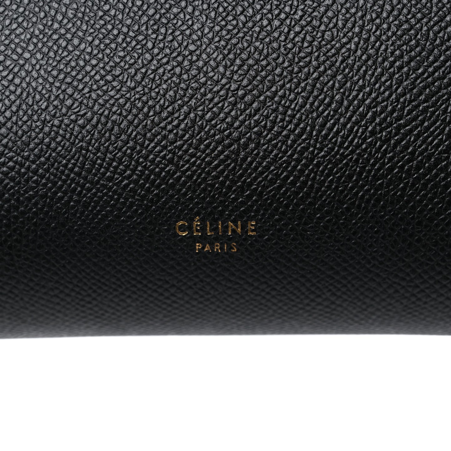 Grained Calfskin Mini Belt Bag Black