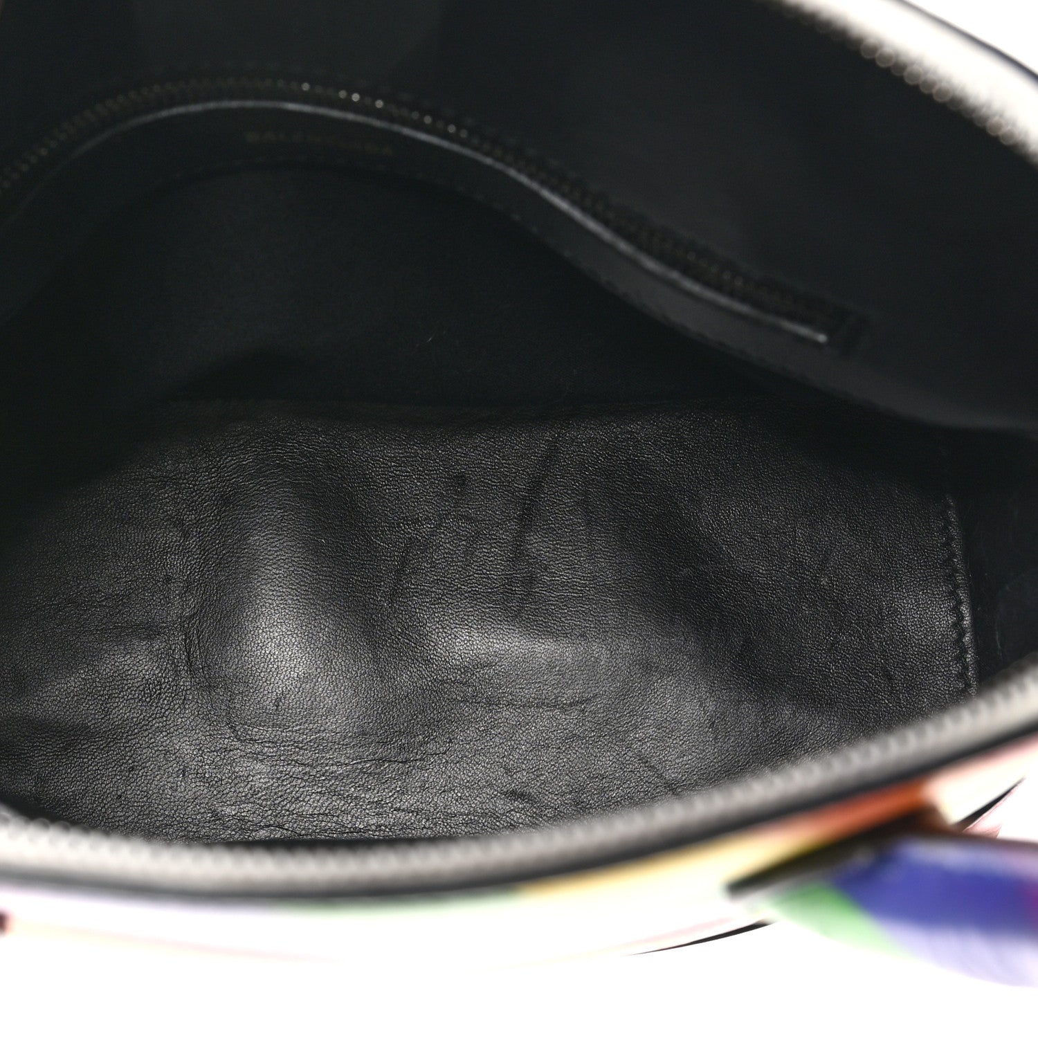 Balenciaga Smooth Calfskin Logo Rainbow S Ville Top Handle Bag Multicolor 5 of 11