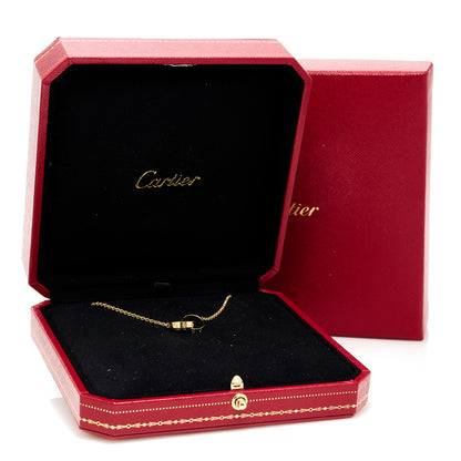 Cartier 18K Yellow Gold Interlocking LOVE Necklace 6 of 6