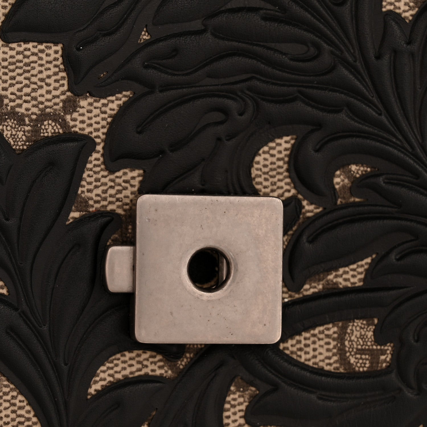 Gucci GG Supreme Monogram Arabesque Medium Dionysus Shoulder Bag Black 12 of 14