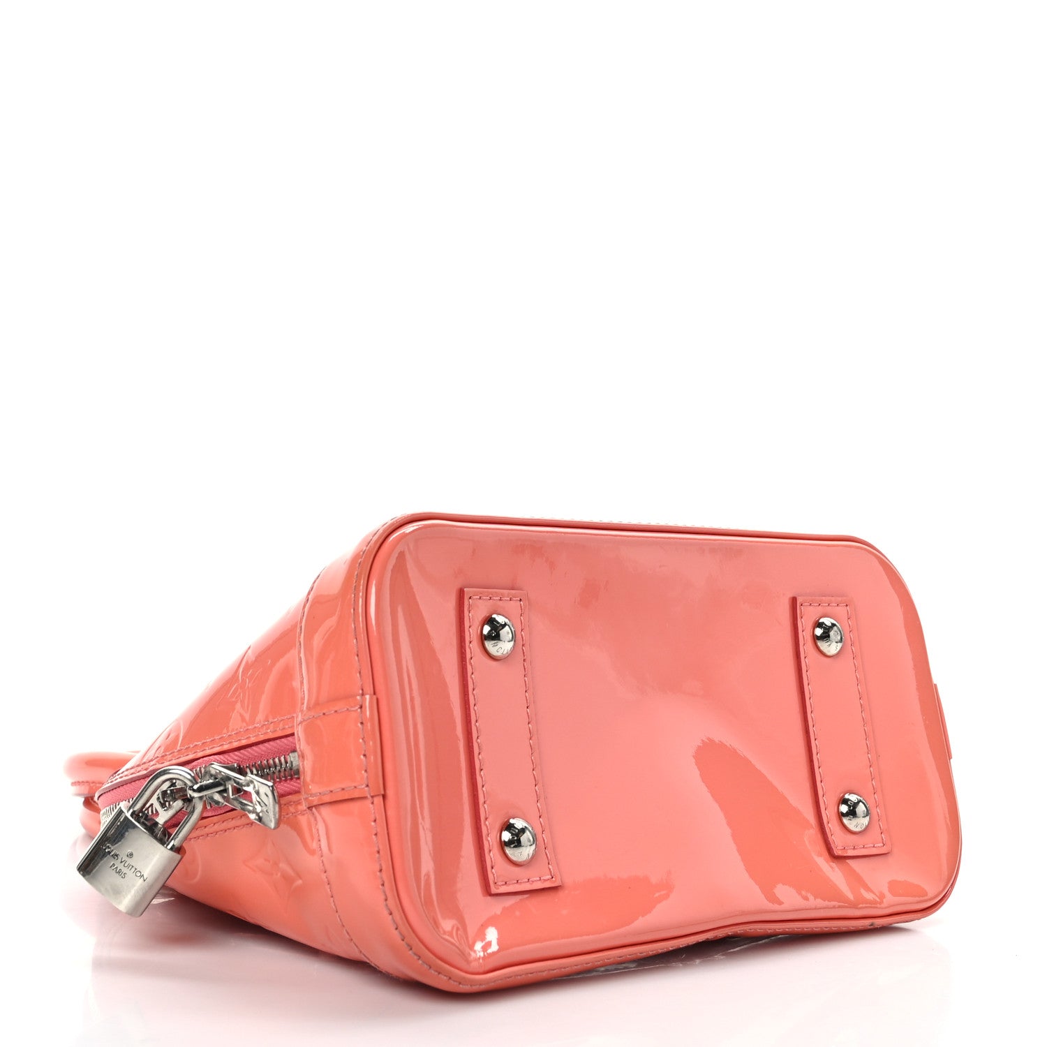 Louis Vuitton Vernis Alma BB Poppy 4 of 8
