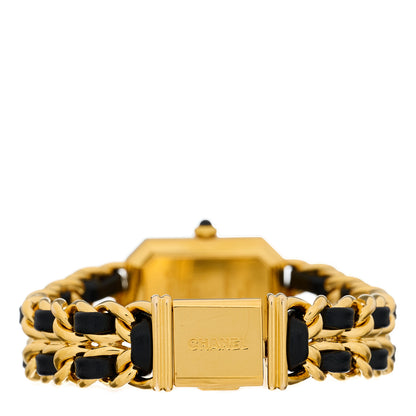 Chanel Stainless Steel Lambskin 20mm Chain Premiere Quartz Watch Gold XL 3 of 4