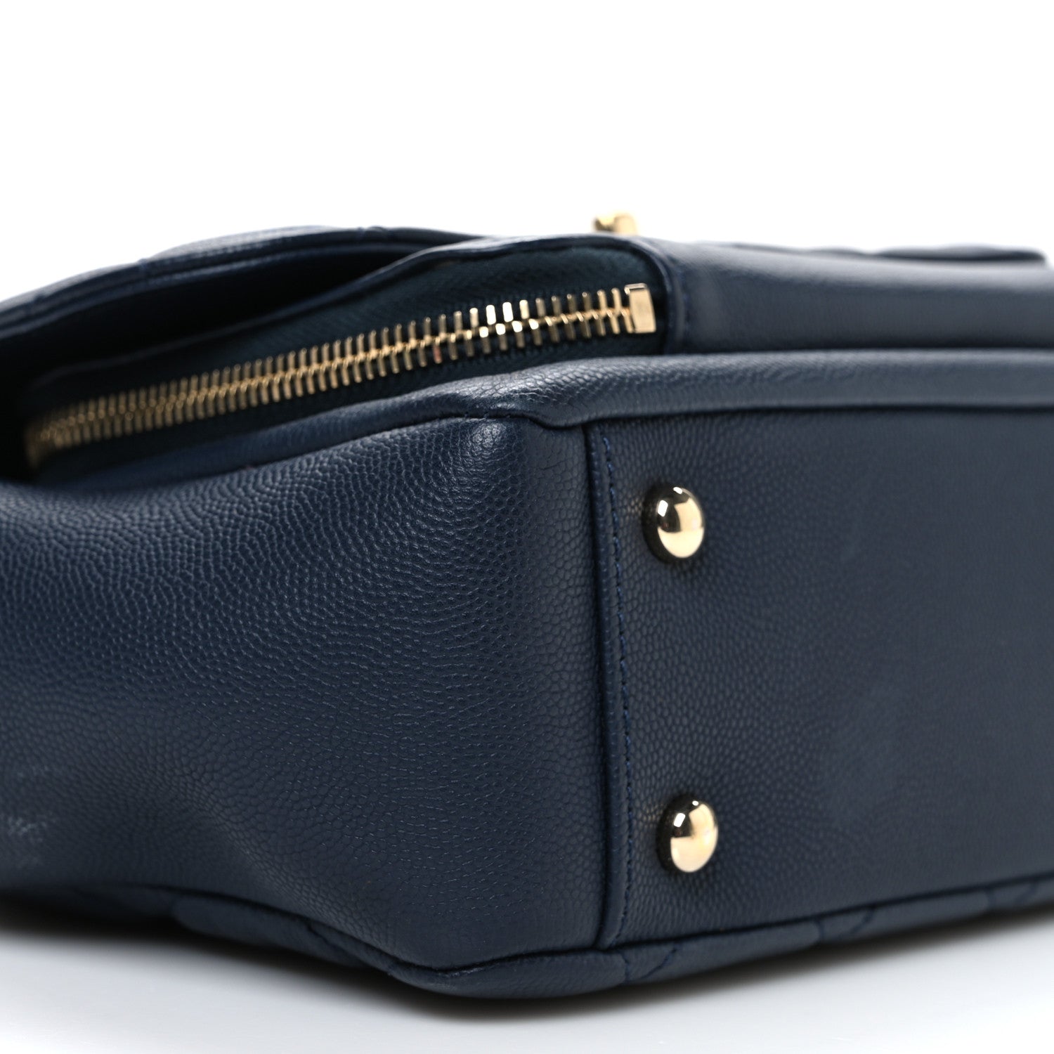 Chanel Caviar Quilted Small Business Affinity Flap Navy 9 of 10