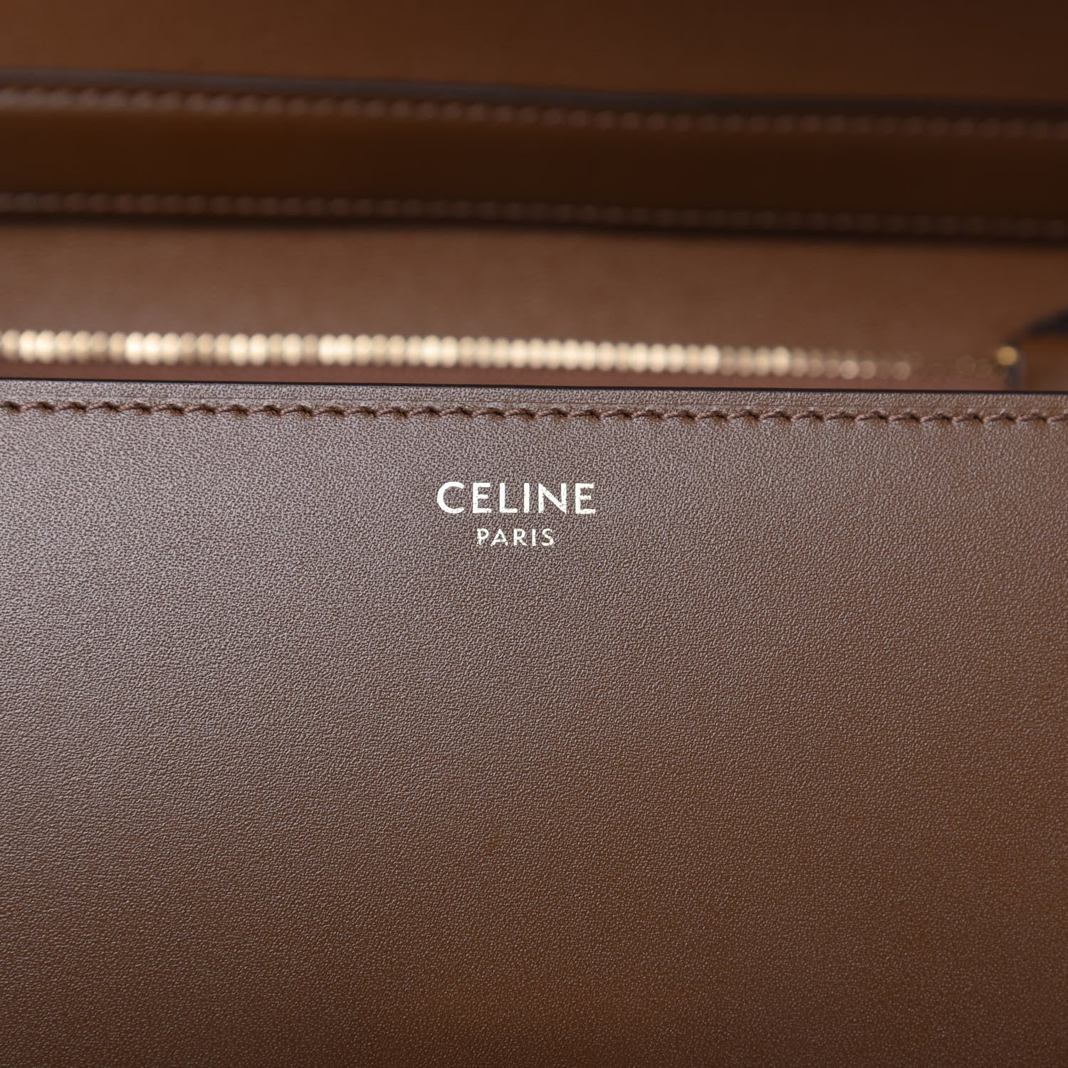Celine Box Calfskin Medium Classic Box Flap Bag Camel 8 of 9