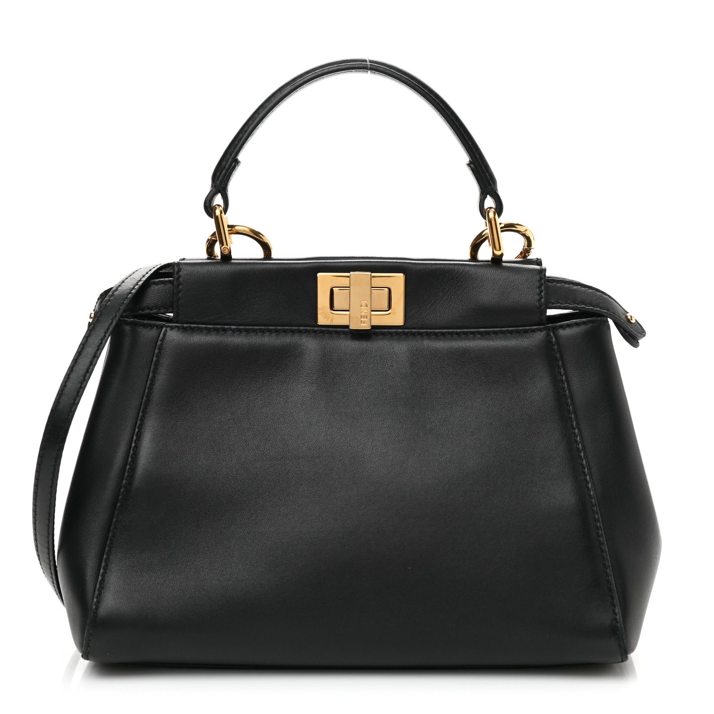 Nappa Mini Peekaboo Iconic Satchel Black