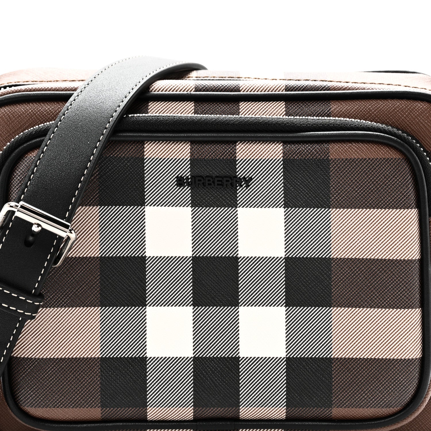 Burberry Canvas Check Paddy Messenger Birch Brown 7 of 9