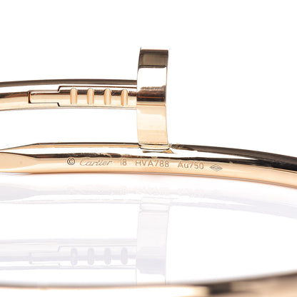 Cartier 18K Yellow Gold Juste Un Clou Bracelet 18 4 of 5