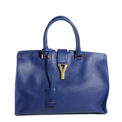Saint Laurent Calfskin Medium Classic Y Cabas Navy 1 of 8