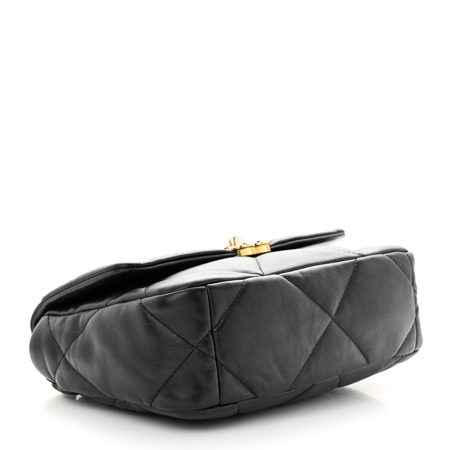 Chanel Lambskin Quilted Medium Chanel 19 Flap Black 4 of 11
