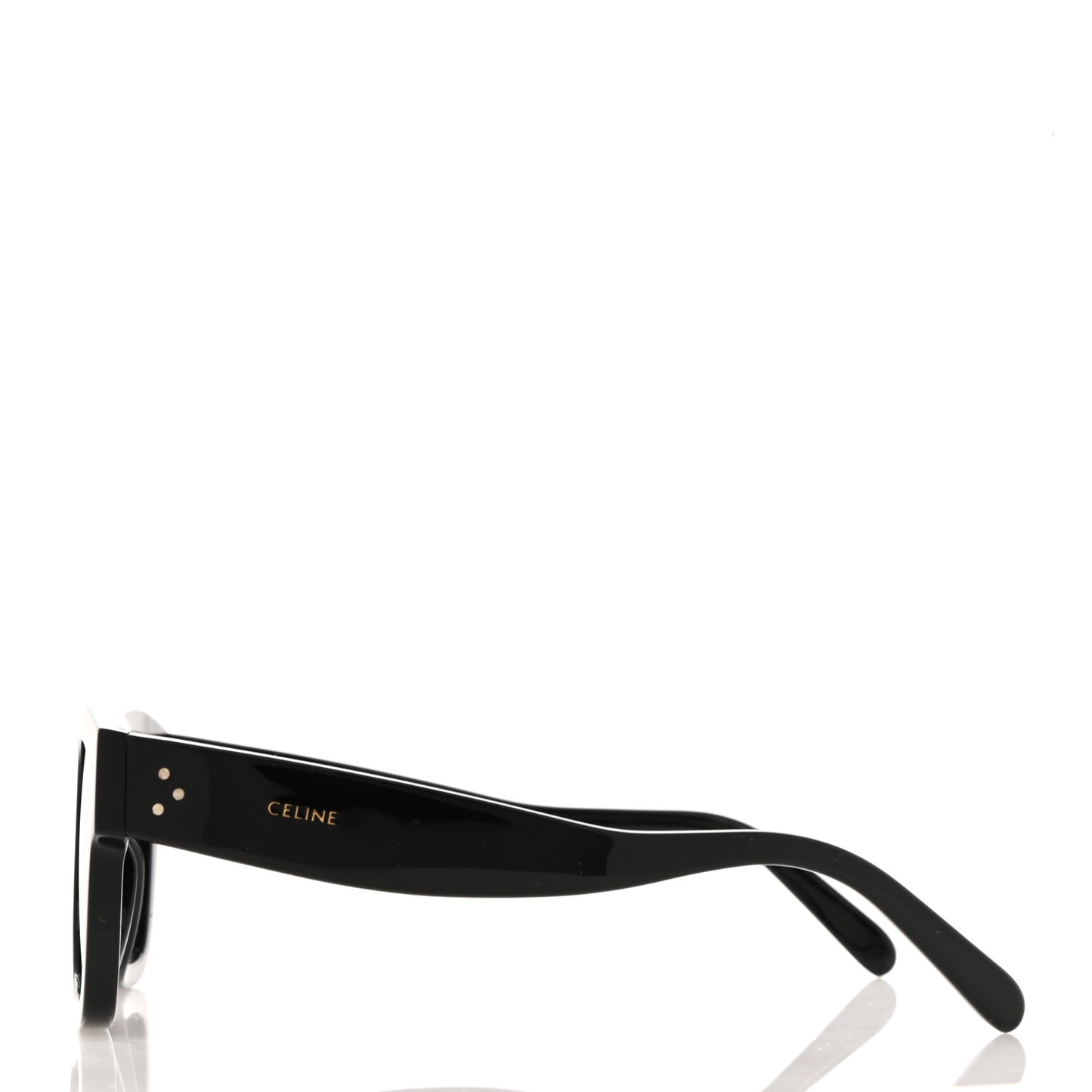 Acetate Rectangular Sunglasses CL4009IN Black