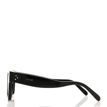 Celine Acetate Rectangular Sunglasses CL4009IN Black 3 of 6