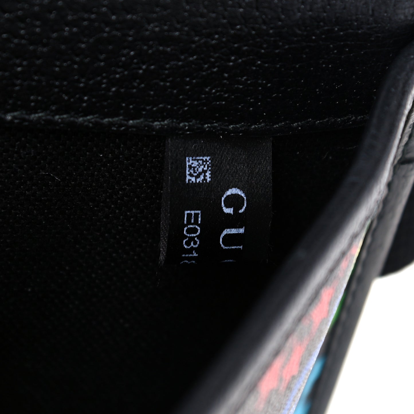 GG Supreme Monogram Psychedelic Slim Belt Bag Black