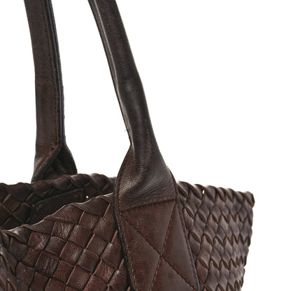 Bottega Veneta Nappa Intrecciato Mini Cabat Ebano 11 of 12