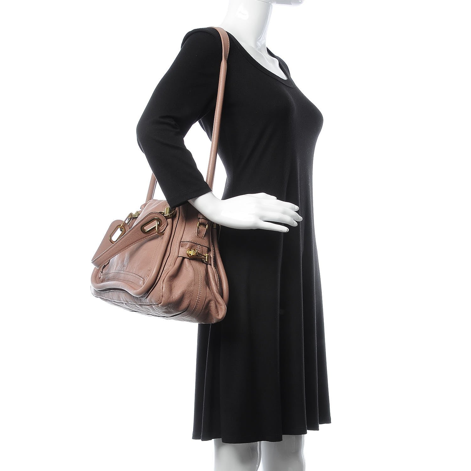 Chloe Calfskin Medium Paraty Desert Mauve 2 of 18