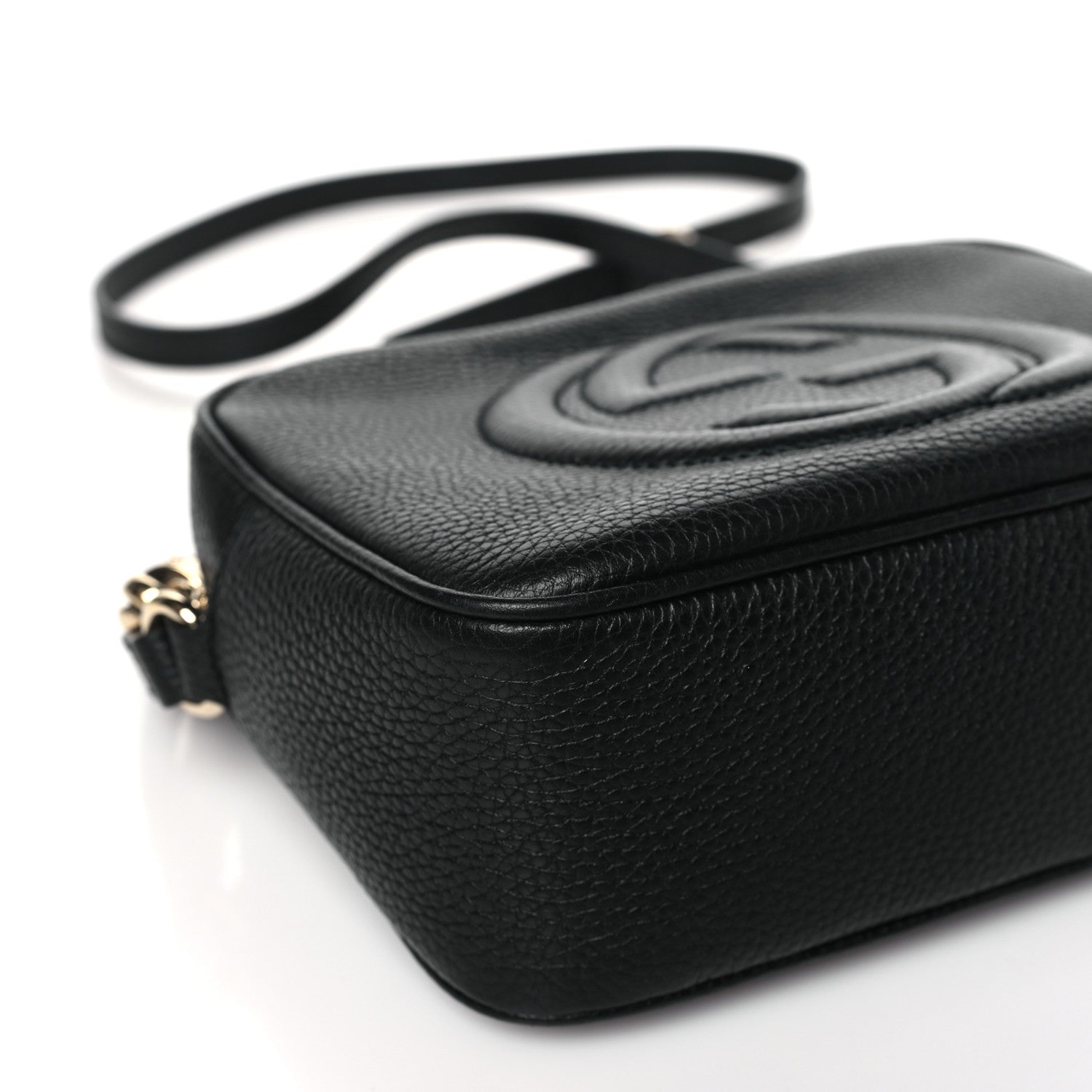 Gucci Pebbled Calfskin Small Soho Disco Bag Black 8 of 10
