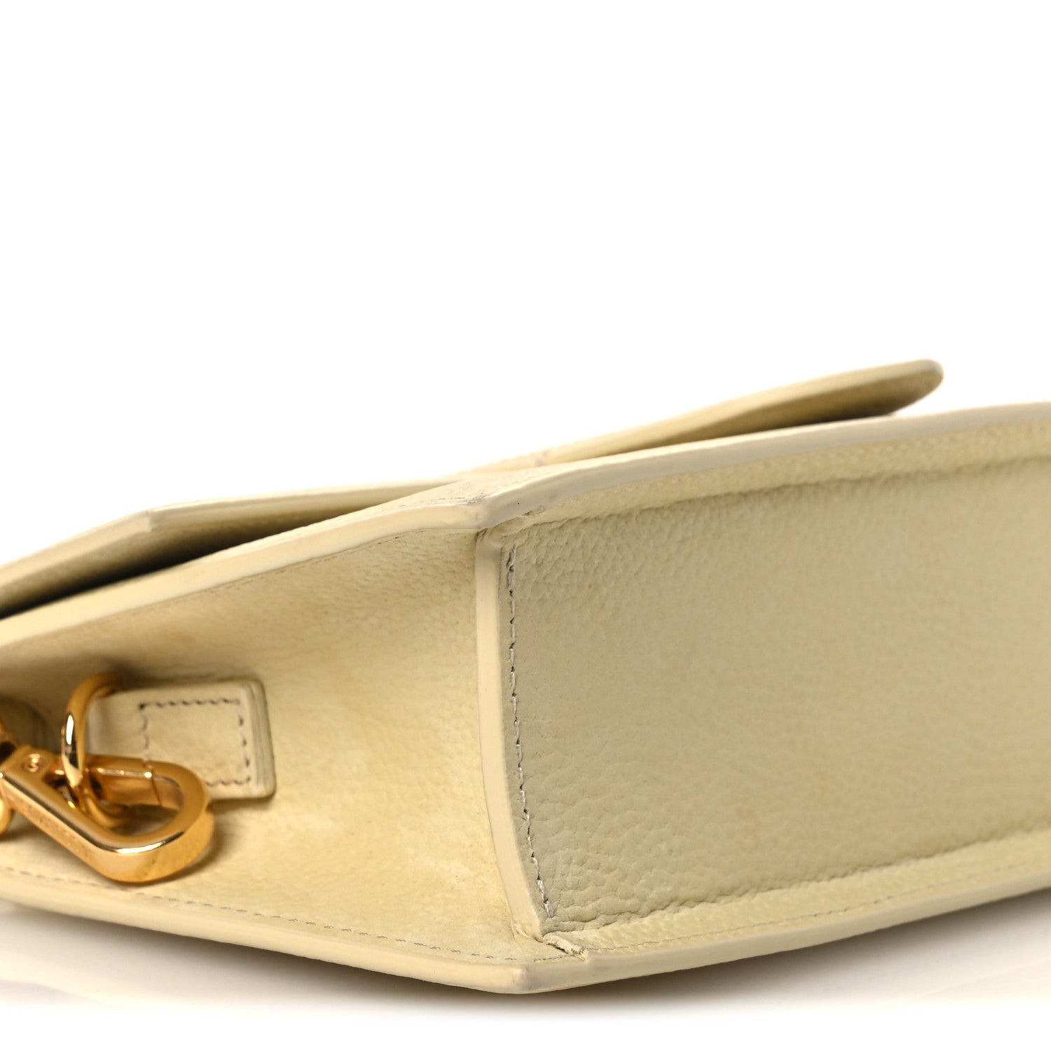 Jacquemus Grained Calfskin Le Grand Bambino Light Yellow 8 of 15