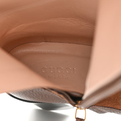 Gucci Austin Calfskin Super Softy Suede Interlocking G Knee High Boots 36.5 Brown Mahogany 7 of 10