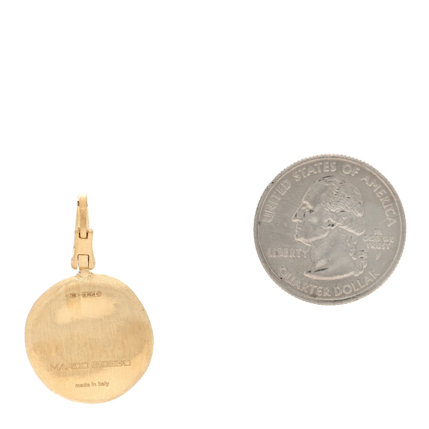 18K Yellow White Gold Diamond Jaipur Pendant