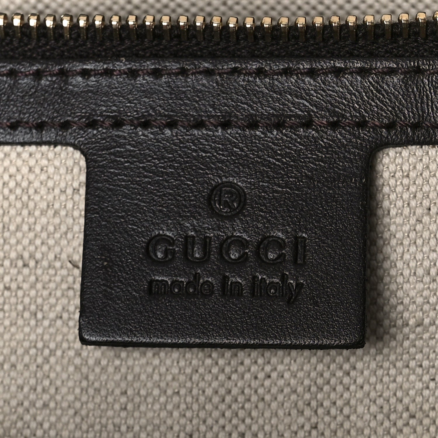 Gucci Monogram Vintage Web Medium Boston Dark Brown 6 of 14
