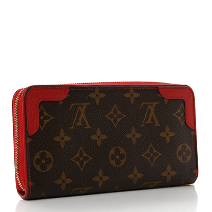 Louis Vuitton Monogram Retiro Zippy Wallet Cherry 3 of 7