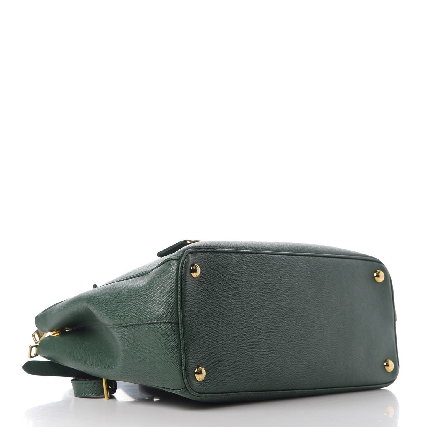 Saffiano Medium Galleria Double Zip Tote Biliardo