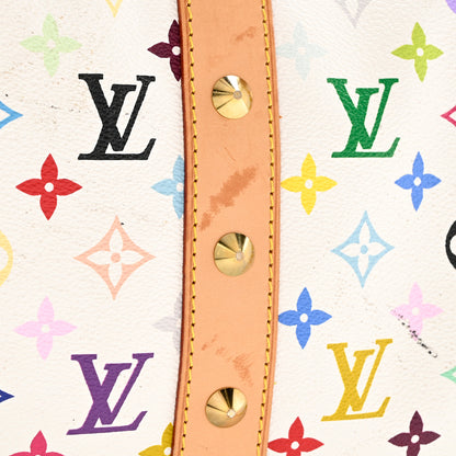 Louis Vuitton Monogram Multicolor Keepall 45 White 17 of 21
