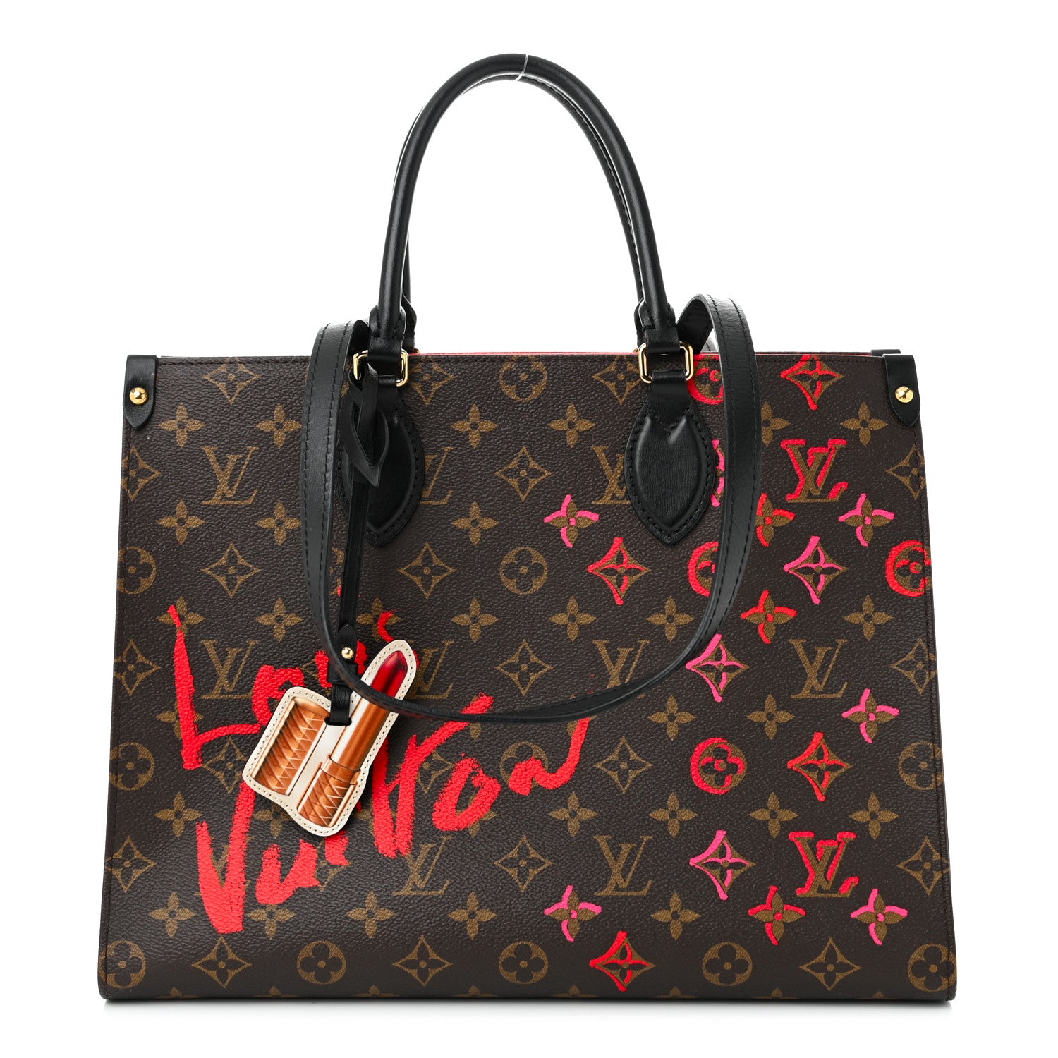 Louis Vuitton Monogram Fall In Love Onthego MM 1 of 9