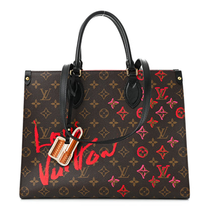 Louis Vuitton Monogram Fall In Love Onthego MM 1 of 9