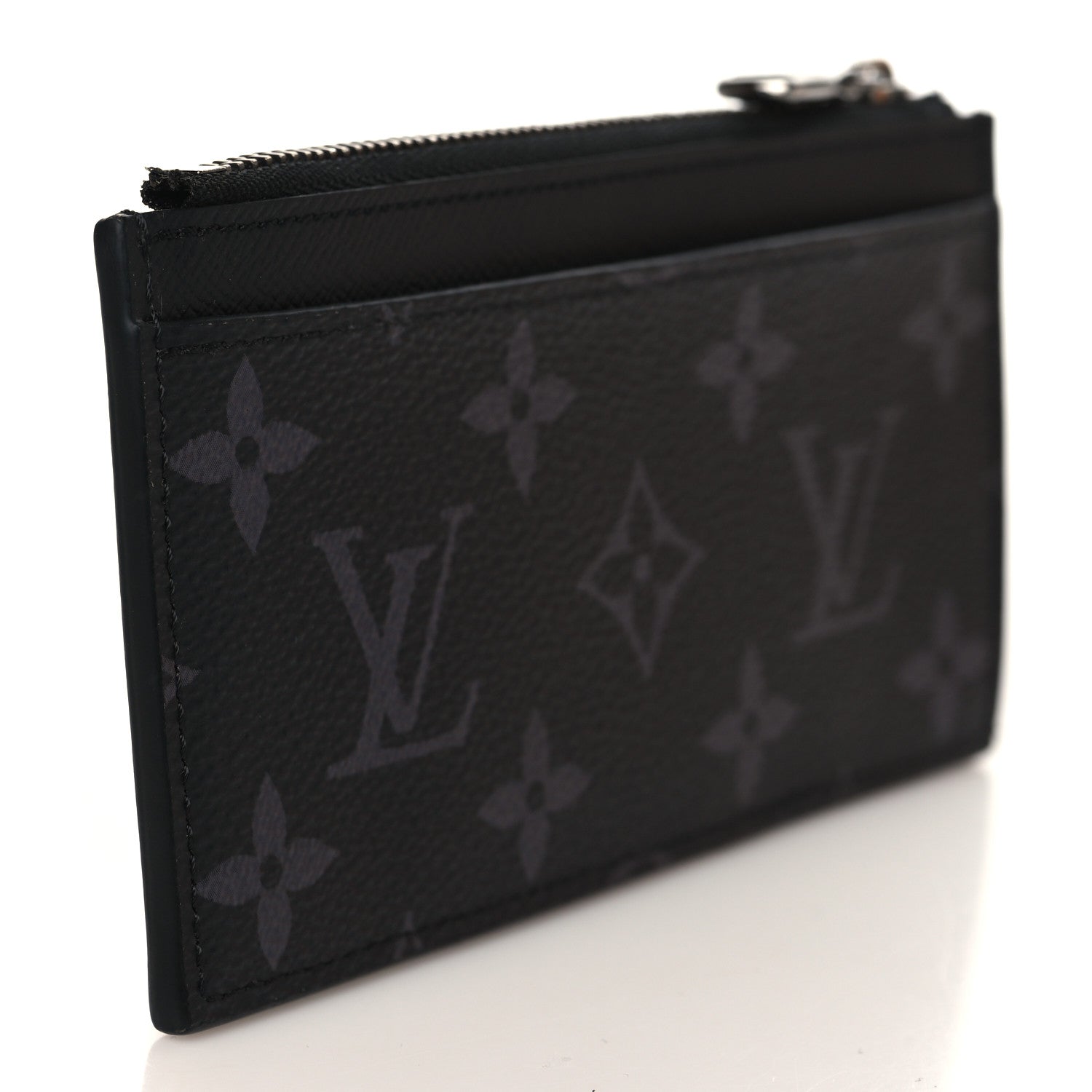Louis Vuitton Reverse Monogram Eclipse Taiga Coin Card Holder 3 of 7