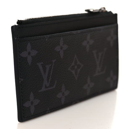 Louis Vuitton Reverse Monogram Eclipse Taiga Coin Card Holder 3 of 7