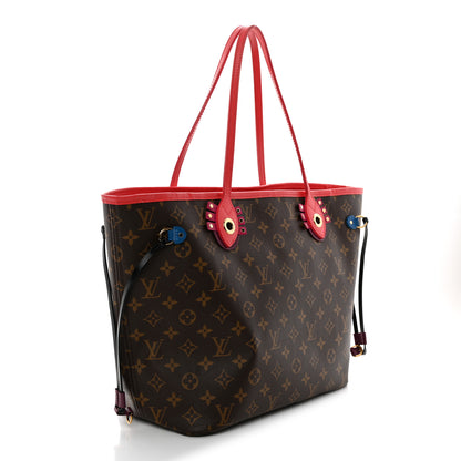 Louis Vuitton Monogram Totem Neo Neverfull MM Flamingo 4 of 16