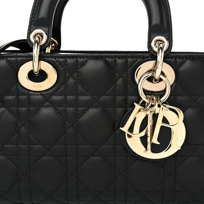 Christian Dior Lambskin Cannage Medium Lady D-Joy Black 8 of 10