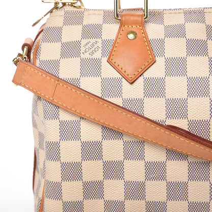 Louis Vuitton Damier Azur Speedy Bandouliere 25 15 of 21