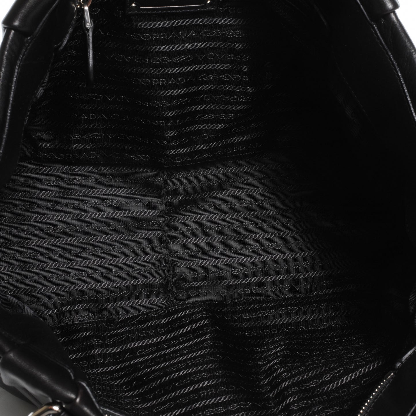 Soft Calf Pleated Hobo Nero Black