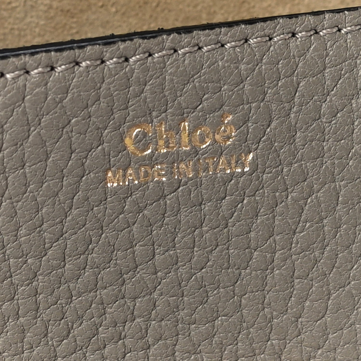 Chloe Grained Lambskin Mini Drew Shoulder Bag Motty Grey 6 of 9