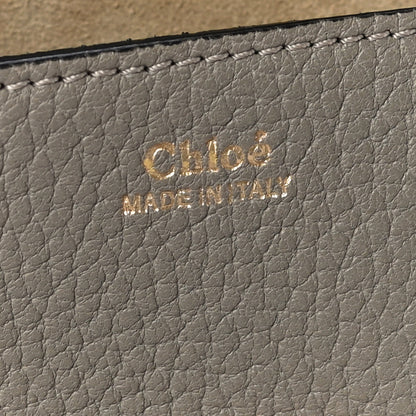 Chloe Grained Lambskin Mini Drew Shoulder Bag Motty Grey 6 of 9