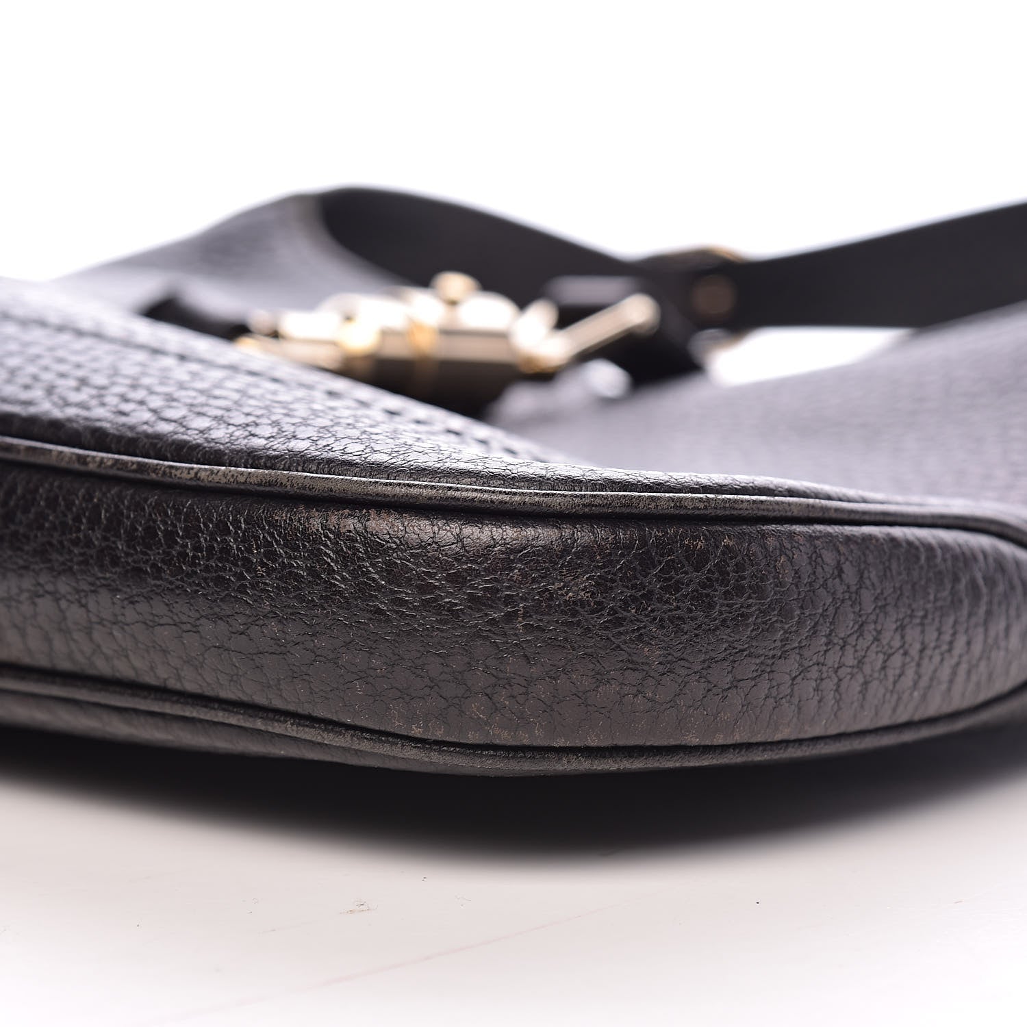 Gucci Calfskin Small Jackie O Hobo Black 10 of 12