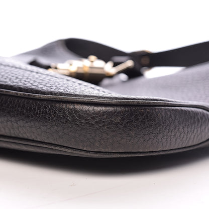 Gucci Calfskin Small Jackie O Hobo Black 10 of 12