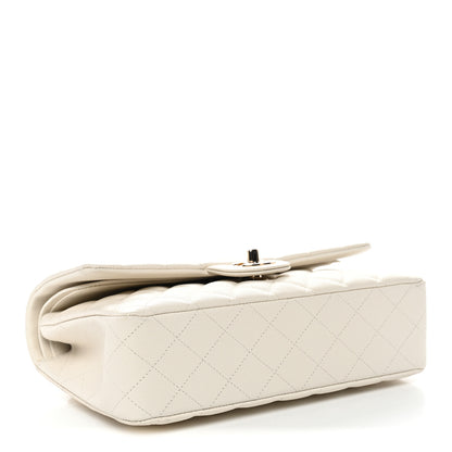 Chanel Caviar Quilted Medium Double Flap White 4 of 11
